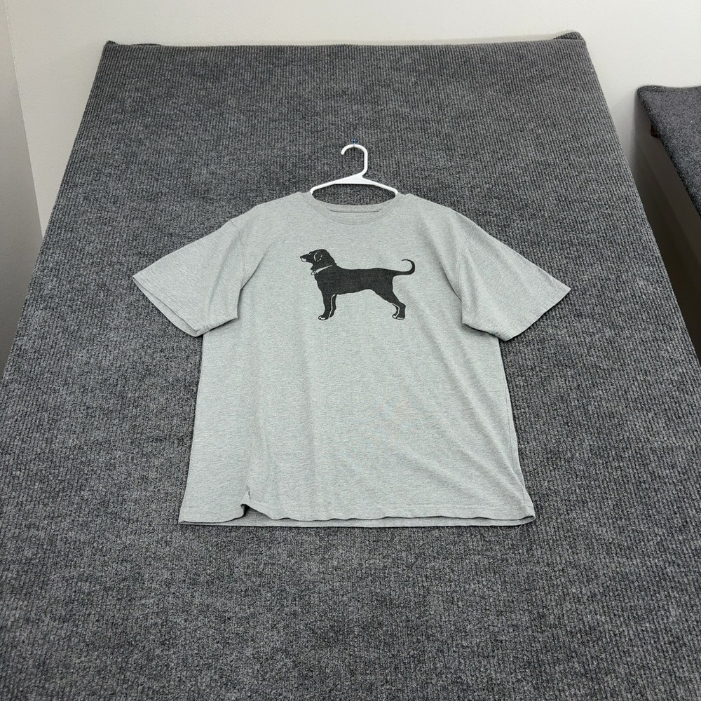 The Black Dog T Shirt Medium Gray Cotton Graphic Martha's Vineyard 2015 Casual